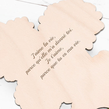 Dřevěná kytice Krásenka